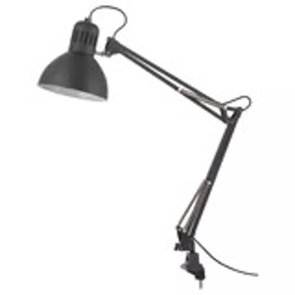 IKEA TERTIAL Dark Gray Task Lamp: Stealth Mode Light Boss for Precision Work - Picture 1 of 3